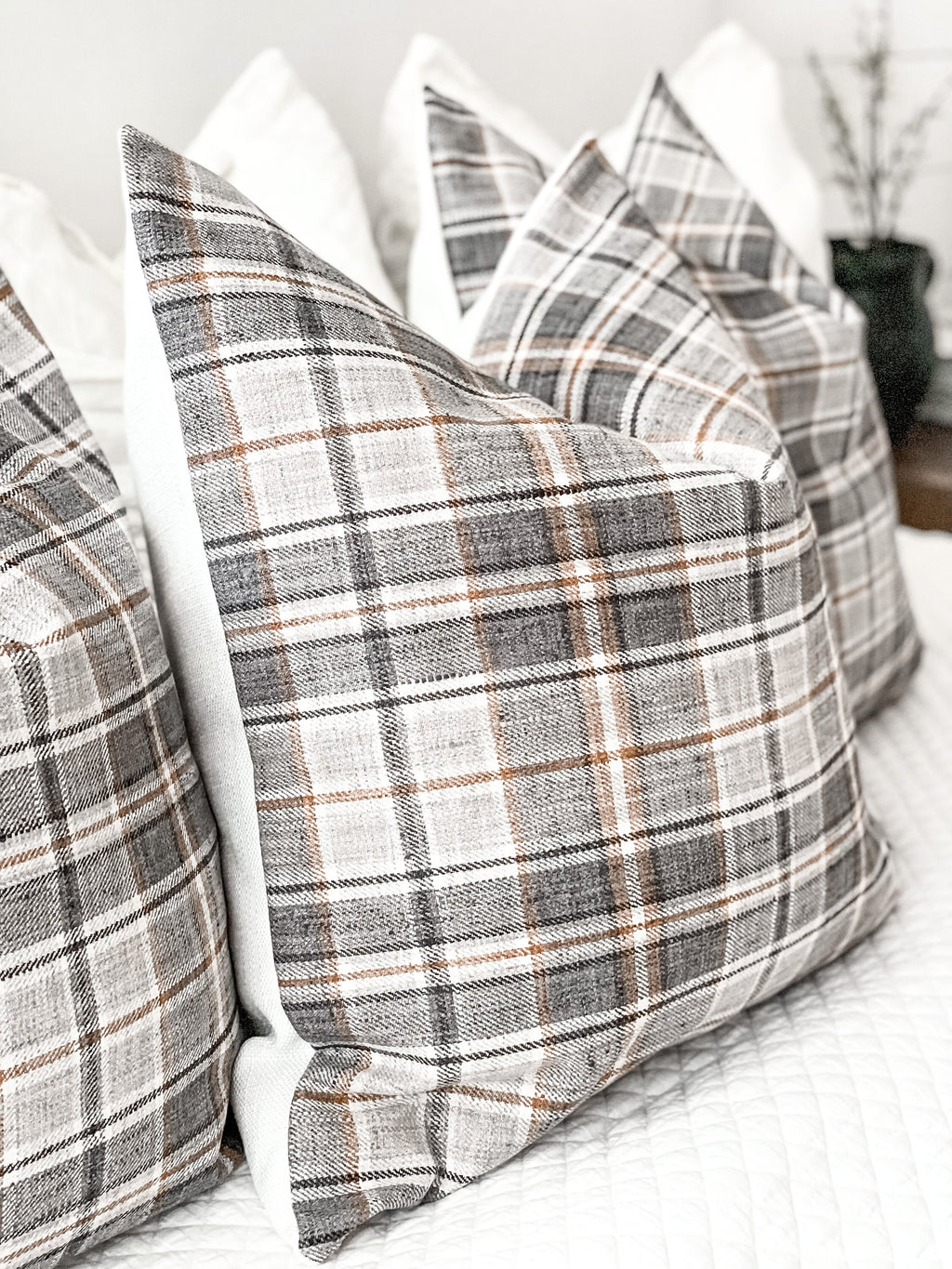 Plaid Pillow Cover