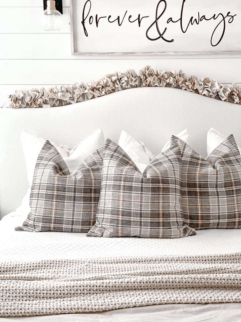 Plaid Pillow Cover