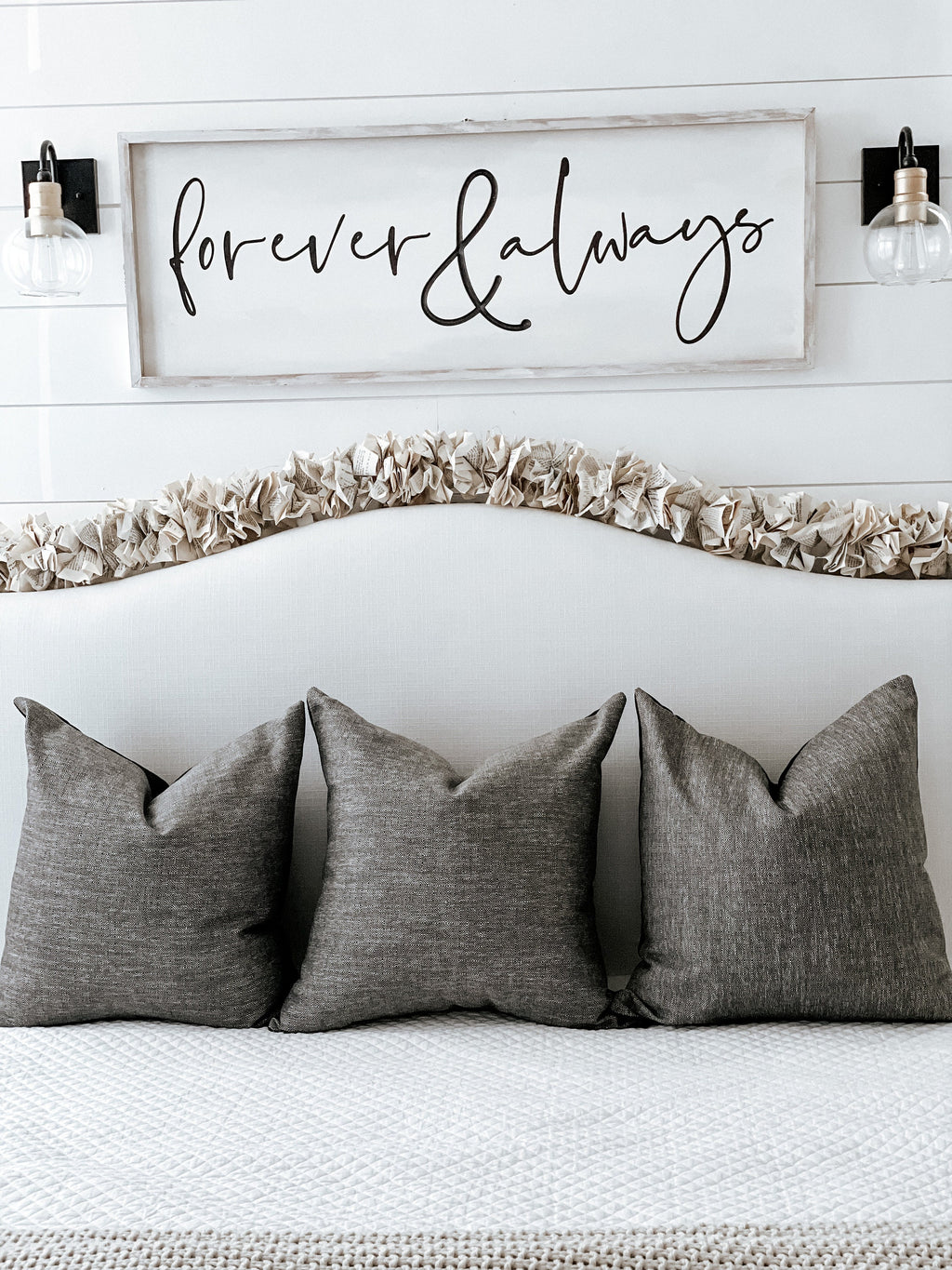 Black Pattern Pillow Cover 24 x 24"