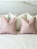 Blush Printed Floral Pillow Cover
